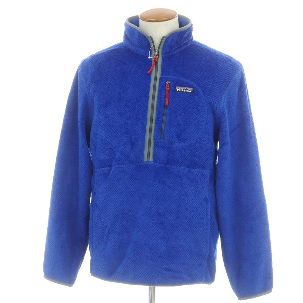 【中古】パタゴニア patagonia ポリエステル ハーフジップ フリースジャケット ブルー【 M 】【 状態ランクB 】【 メンズ 】