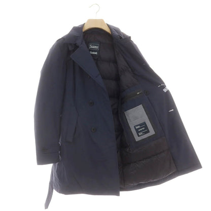 【中古】ヘルノ Herno Laminar GORE-TEX ダブルブレスト ダウンコート ネイビー【 46 】【 状態ランクC 】【 メンズ 】
