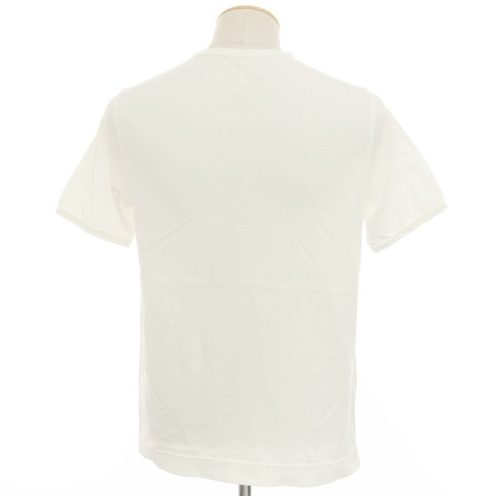 【中古】【未使用】チルコロ1901 CIRCOLO 1901 コットン ヘンリーネック 半袖Ｔシャツ ホワイト【 S 】【 状態ランクS 】【 メンズ 】 [APD]