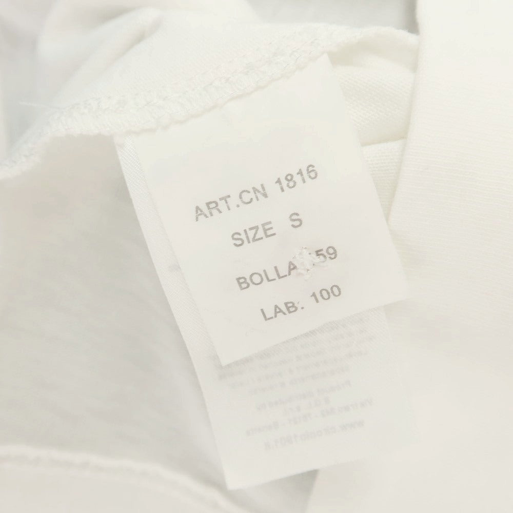 【中古】【未使用】チルコロ1901 CIRCOLO 1901 コットン ヘンリーネック 半袖Ｔシャツ ホワイト【 S 】【 状態ランクS 】【 メンズ 】 [APD]