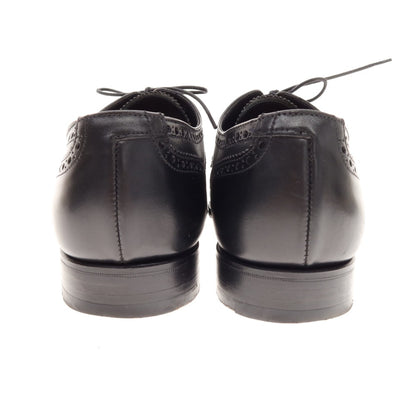 [Used] Crockett &amp;amp; Jones Coventry semi-brogue dress shoes, black [7E] [Condition: B] [Men&