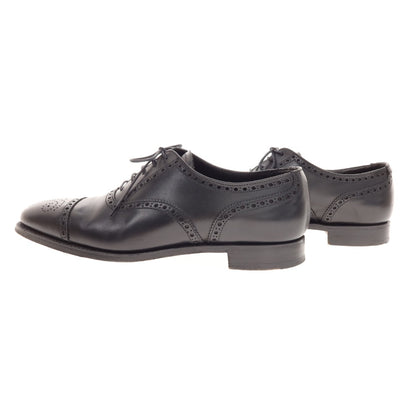 [Used] Crockett &amp;amp; Jones Coventry semi-brogue dress shoes, black [7E] [Condition: B] [Men&
