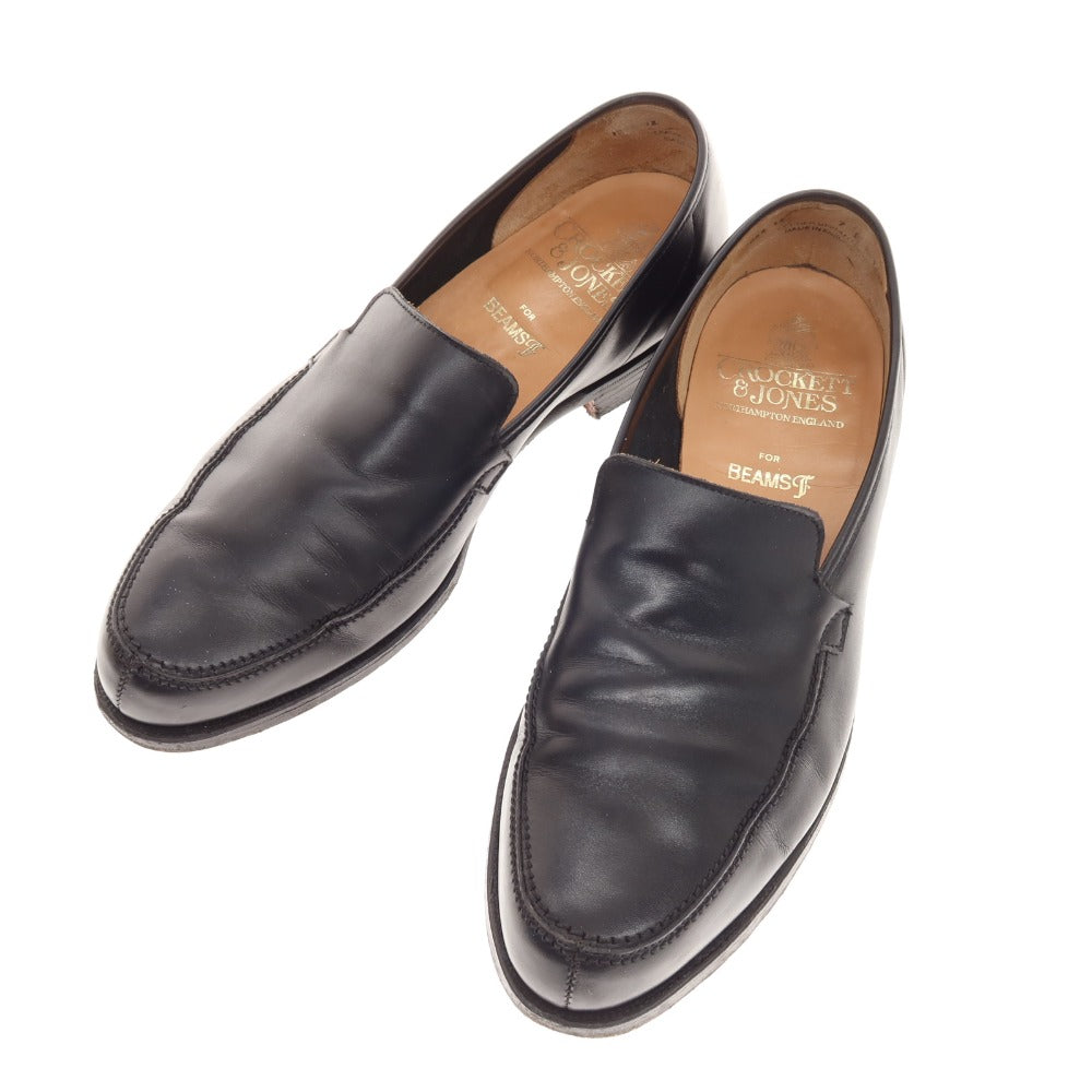 【中古】クロケットアンドジョーンズ CROCKETT&amp;JONES BEAMS F別注 GAVIN ローファー ブラック【 7E 】【 状態ランクB 】【 メンズ 】