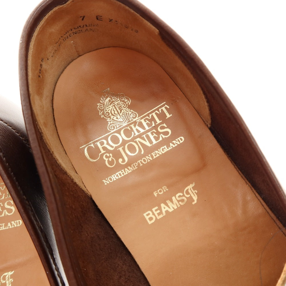 [Used] Crockett &amp;amp; Jones CROCKETT &amp;amp; JONES BEAMS F Special Order GAVIN Loafers Brown [7E] [Condition Rank B] [Men&