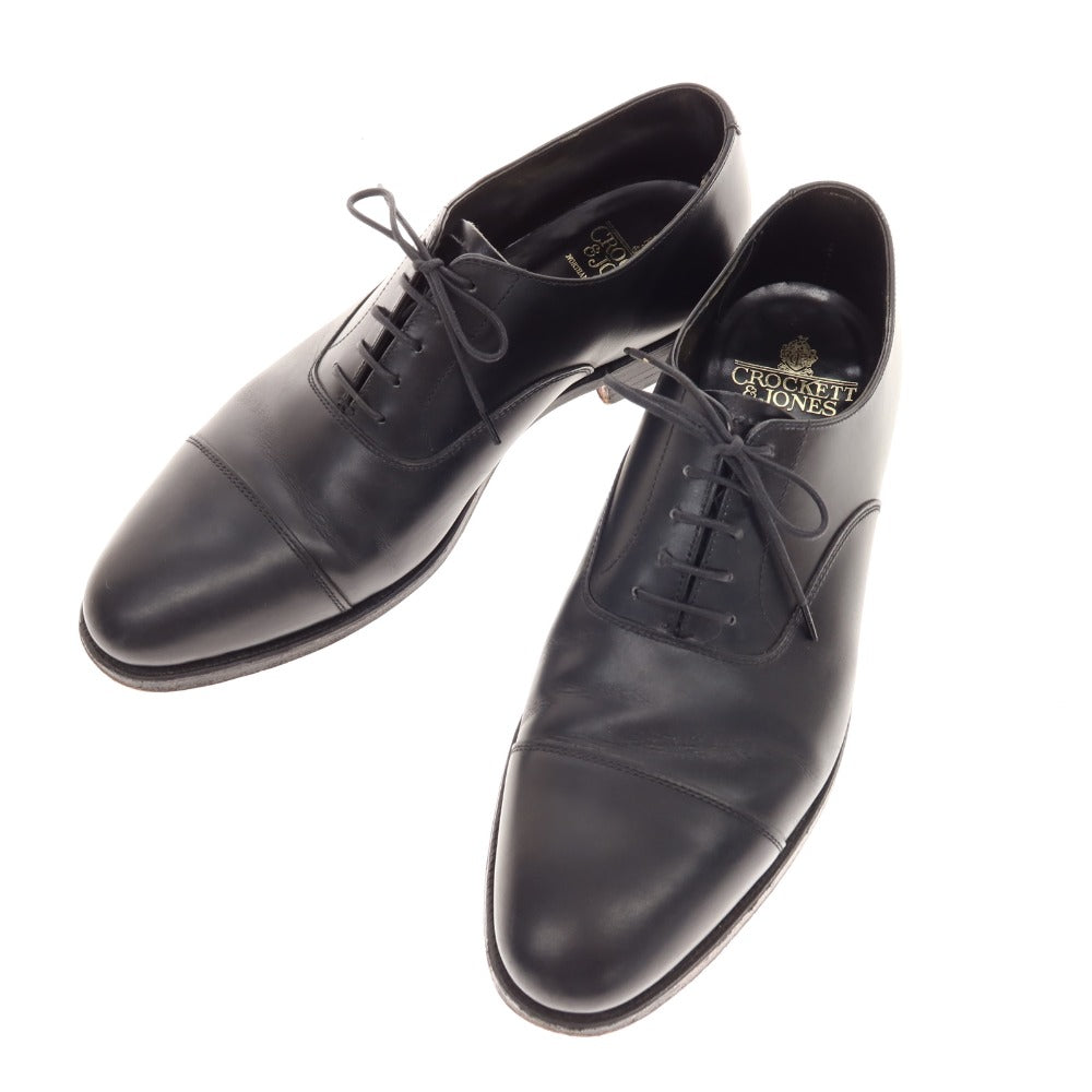 【中古】クロケットアンドジョーンズ CROCKETT&amp;JONES KENT ストレートチップ ドレスシューズ ブラック【 7E 】【 状態ランクB 】【 メンズ 】