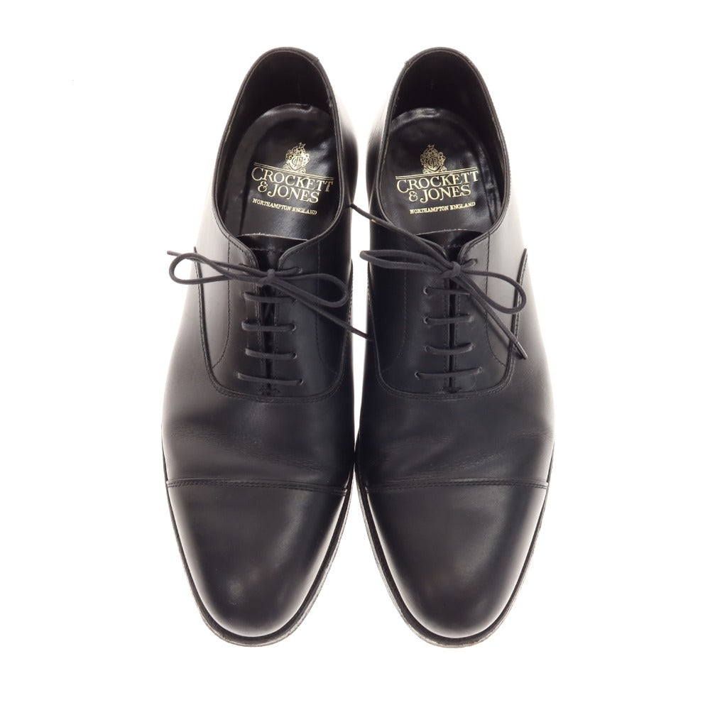 【中古】クロケットアンドジョーンズ CROCKETT&amp;JONES KENT ストレートチップ ドレスシューズ ブラック【 7E 】【 状態ランクB 】【 メンズ 】