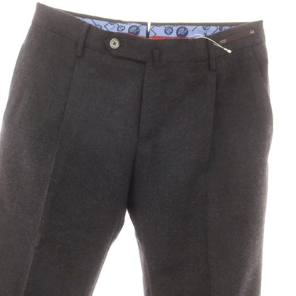 【中古】ピーティーゼロウーノ PT01 ストレッチウールポリエステル ドレススラックスパンツ チャコール【 44 】【 状態ランクA 】【 メンズ 】