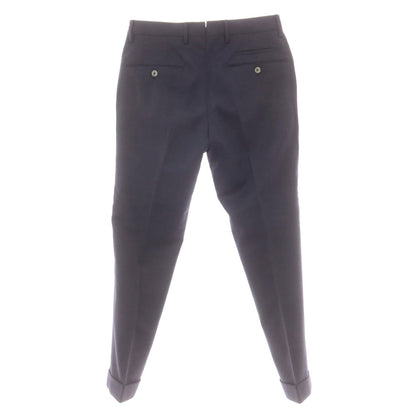 【中古】ピーティーゼロウーノ PT01 ストレッチウールポリエステル ドレススラックスパンツ ネイビー【 44 】【 状態ランクC 】【 メンズ 】