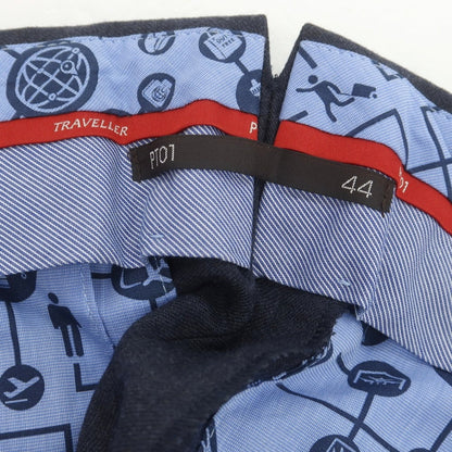 【中古】ピーティーゼロウーノ PT01 ストレッチウールポリエステル ドレススラックスパンツ ネイビー【 44 】【 状態ランクC 】【 メンズ 】