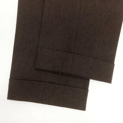 【中古】ジェルマーノ GERMANO ウール ドレススラックスパンツ ブラウン【 44 】【 状態ランクA 】【 メンズ 】