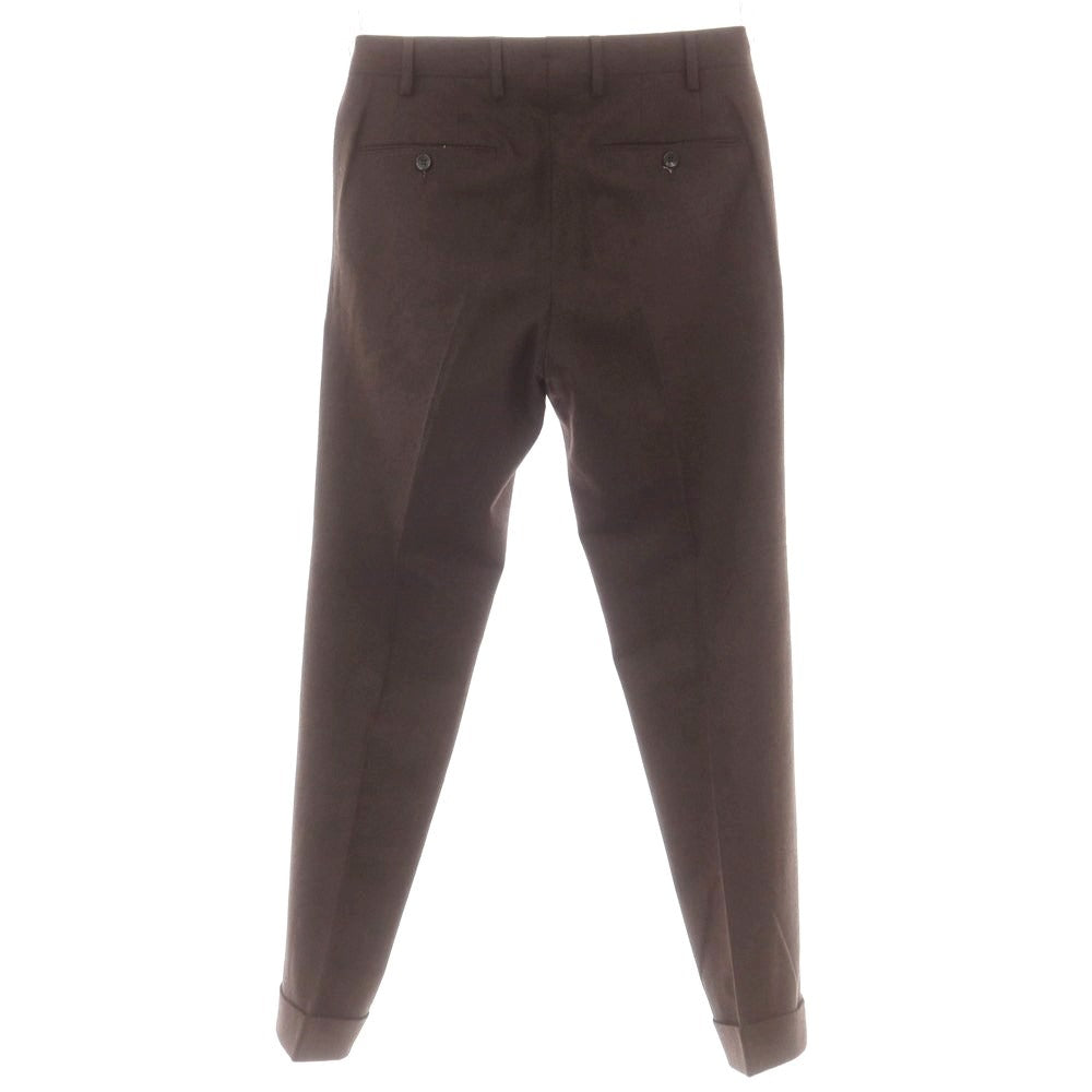 【中古】ジェルマーノ GERMANO ウール ドレススラックスパンツ ブラウン【 44 】【 状態ランクA 】【 メンズ 】