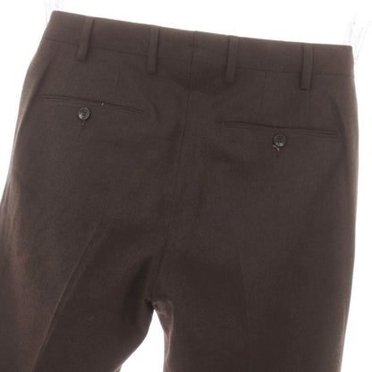 【中古】ジェルマーノ GERMANO ウール ドレススラックスパンツ ブラウン【 44 】【 状態ランクA 】【 メンズ 】