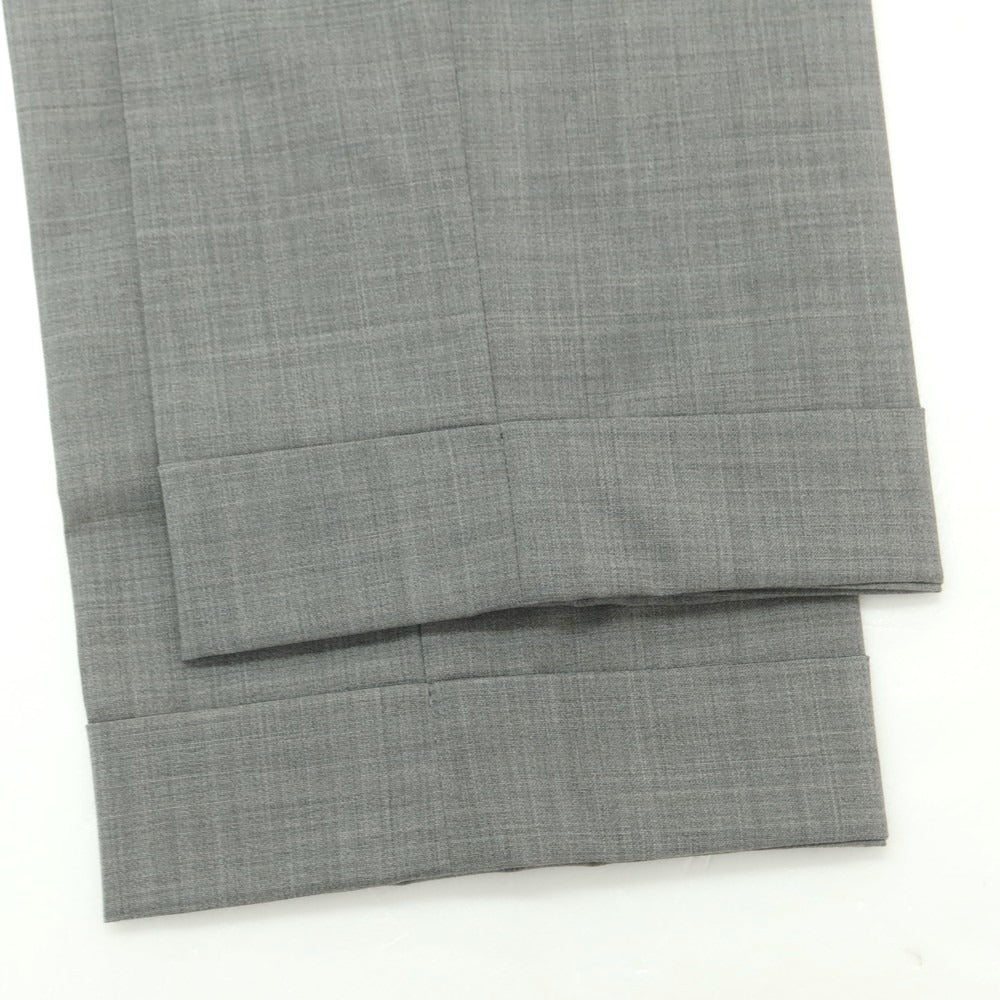 【中古】ジェルマーノ GERMANO ストレッチ ウールポリエステル ドレススラックスパンツ グレー【 44 】【 状態ランクA 】【 メンズ 】 [APD]