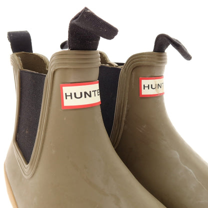 【中古】ハンター HUNTER ラバー サイドゴア ブーツ カーキ【 UK9 】【 状態ランクC 】【 メンズ 】