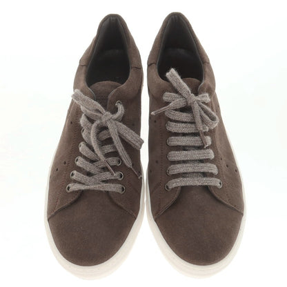 [Used] BARBA Suede Low-Cut Sneakers, Dark Brown [41] [Condition Rank A] [Men&