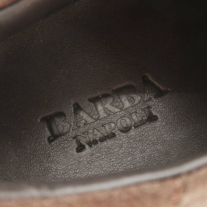 [Used] BARBA Suede Low-Cut Sneakers, Dark Brown [41] [Condition Rank A] [Men&