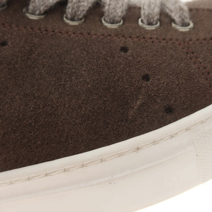 [Used] BARBA Suede Low-Cut Sneakers, Dark Brown [41] [Condition Rank A] [Men&
