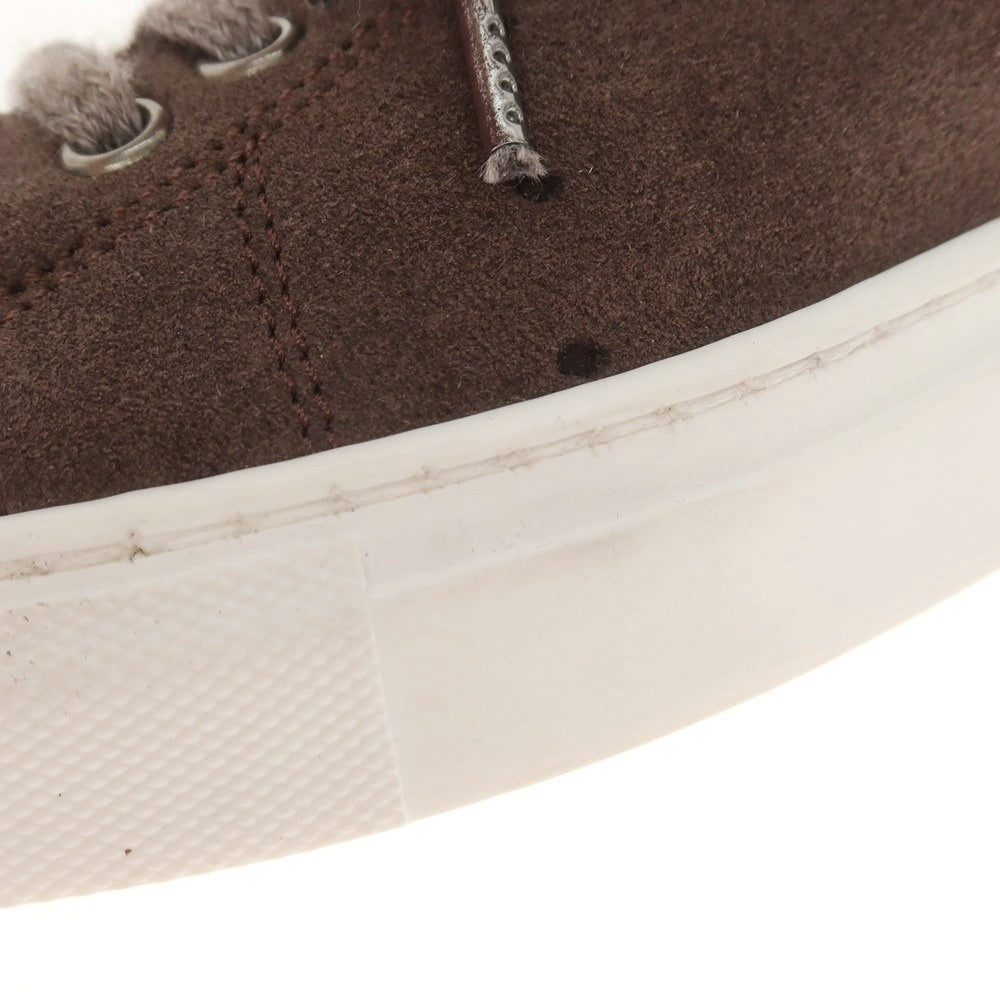 [Used] BARBA Suede Low-Cut Sneakers, Dark Brown [41] [Condition Rank A] [Men&