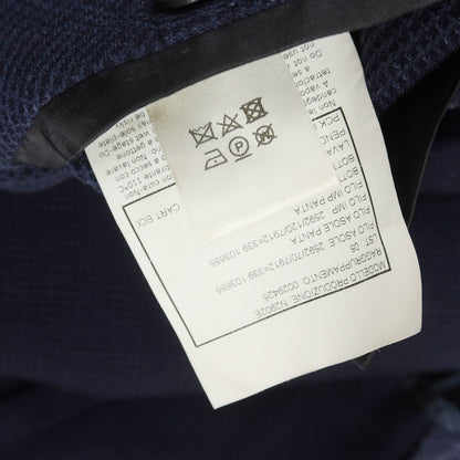 [Used] BOGLIOLI wool silk linen K.JACKET tailored jacket purple navy [44] [Condition rank C] [Men&