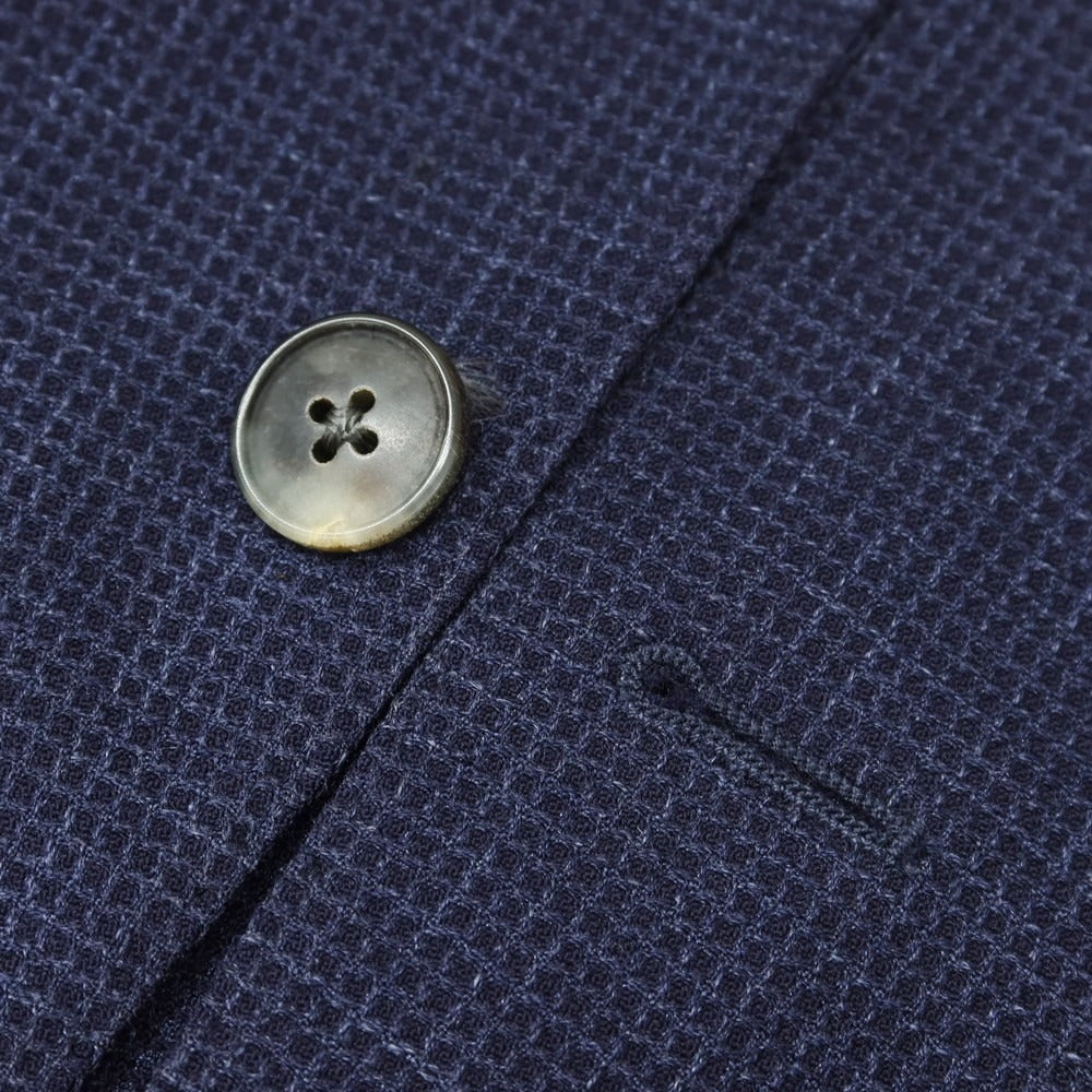 [Used] BOGLIOLI wool silk linen K.JACKET tailored jacket purple navy [44] [Condition rank C] [Men&