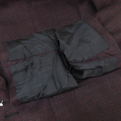 [Used] TAGLIATORE Wool Tailored Jacket Plum x Black [44] [Condition Rank B] [Men&