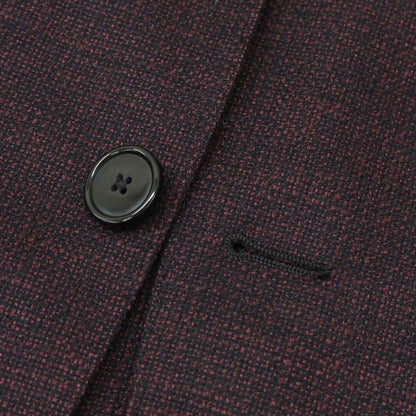 [Used] TAGLIATORE Wool Tailored Jacket Plum x Black [44] [Condition Rank B] [Men&