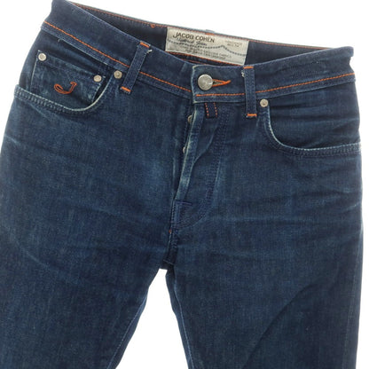 【中古】ヤコブコーエン JACOB COHEN PW688 デニムパンツ ジーンズ ネイビー【 28 】【 状態ランクD 】【 メンズ 】