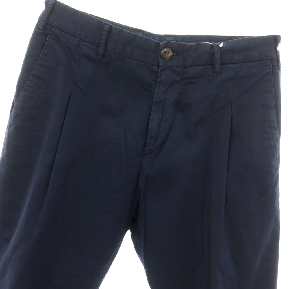 [Used] JWBRINE Stretch Cotton Casual Slacks Pants Navy [44] [Condition Rank C] [Men&