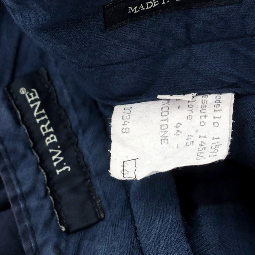 [Used] JWBRINE Stretch Cotton Casual Slacks Pants Navy [44] [Condition Rank C] [Men&