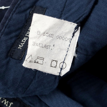 [Used] JWBRINE Stretch Cotton Casual Slacks Pants Navy [44] [Condition Rank C] [Men&