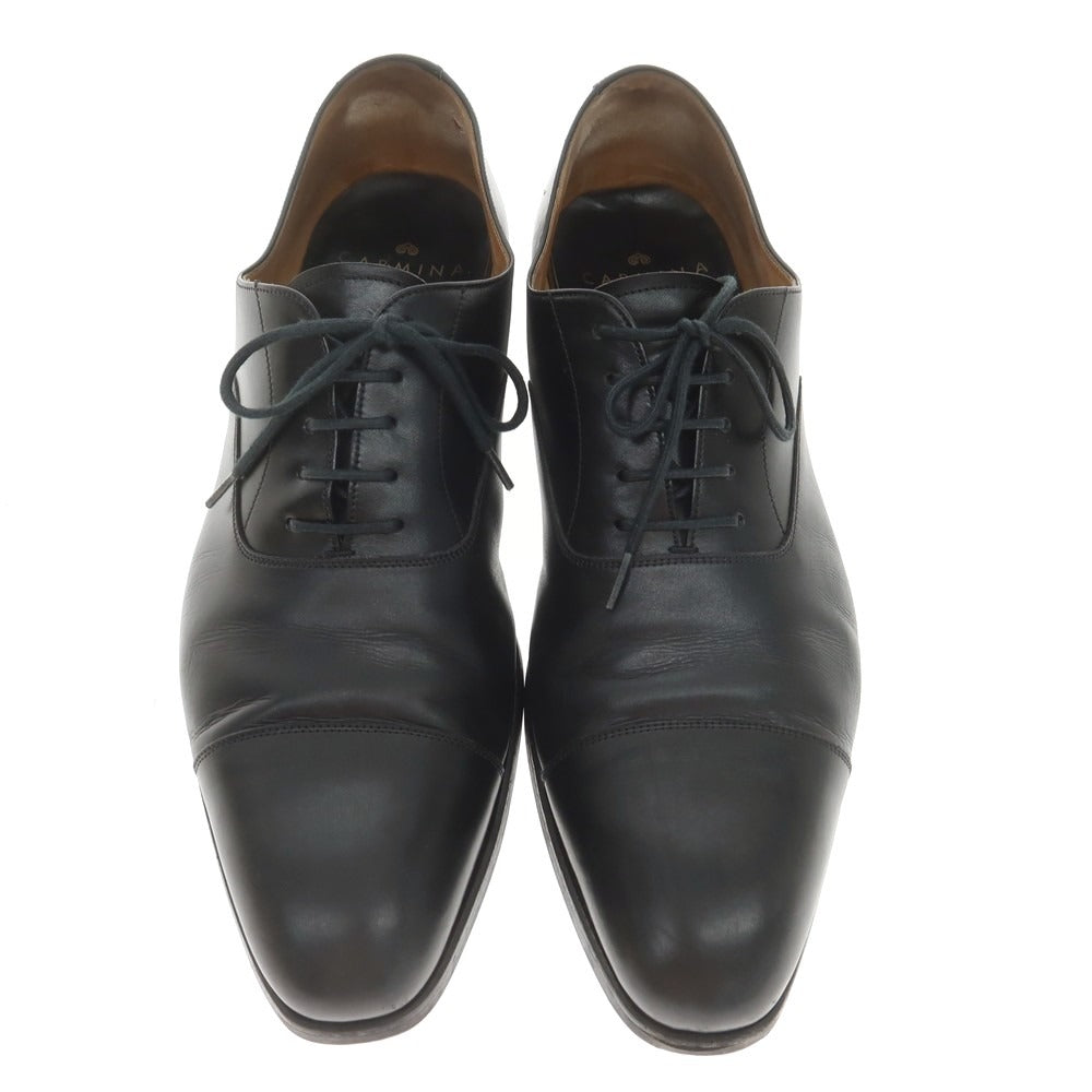 [Used] Carmina Straight Tip Dress Shoes Black [8] [Condition Rank C] [Men&