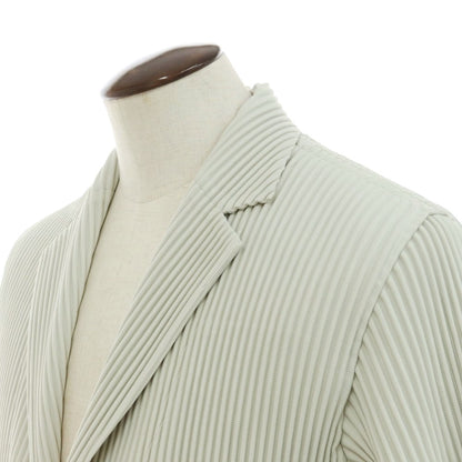 [Used] Homme Plissé Issey Miyake Spring/Summer 2025 Pleated Jacket Frosty Green [No description (L size)] [Condition Rank A] [Men&