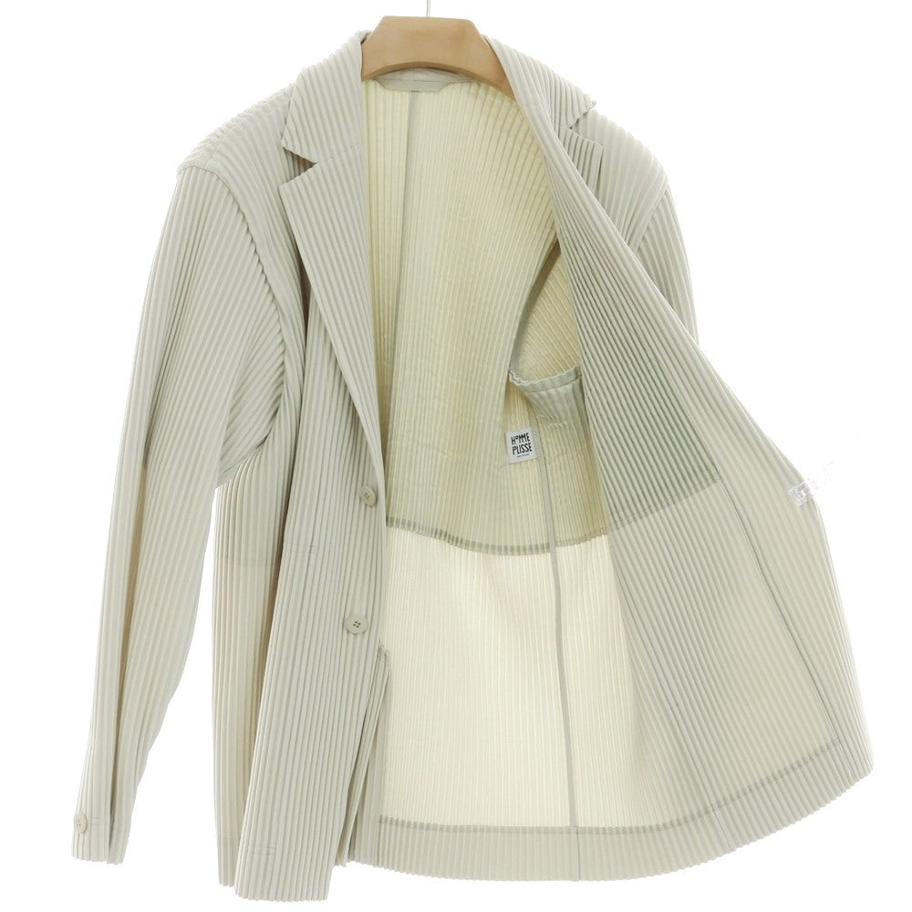 [Used] Homme Plissé Issey Miyake Spring/Summer 2025 Pleated Jacket Frosty Green [No description (L size)] [Condition Rank A] [Men&