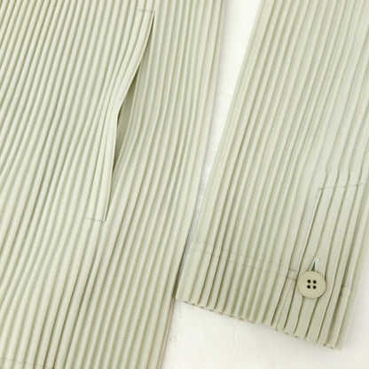 [Used] Homme Plissé Issey Miyake Spring/Summer 2025 Pleated Jacket Frosty Green [No description (L size)] [Condition Rank A] [Men&
