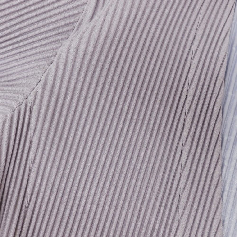 [Used] Homme Plissé Issey Miyake Spring/Summer 2025 Pleated Long Jacket Grayish Lavender [No description (L size)] [Condition Rank A] [Men&
