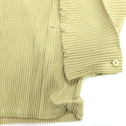 [Used] Homme Plissé Issey Miyake Spring/Summer 2025 Pleated Double Zip Hoodie Light Green [No Size (L)] [Condition Rank A] [Men&
