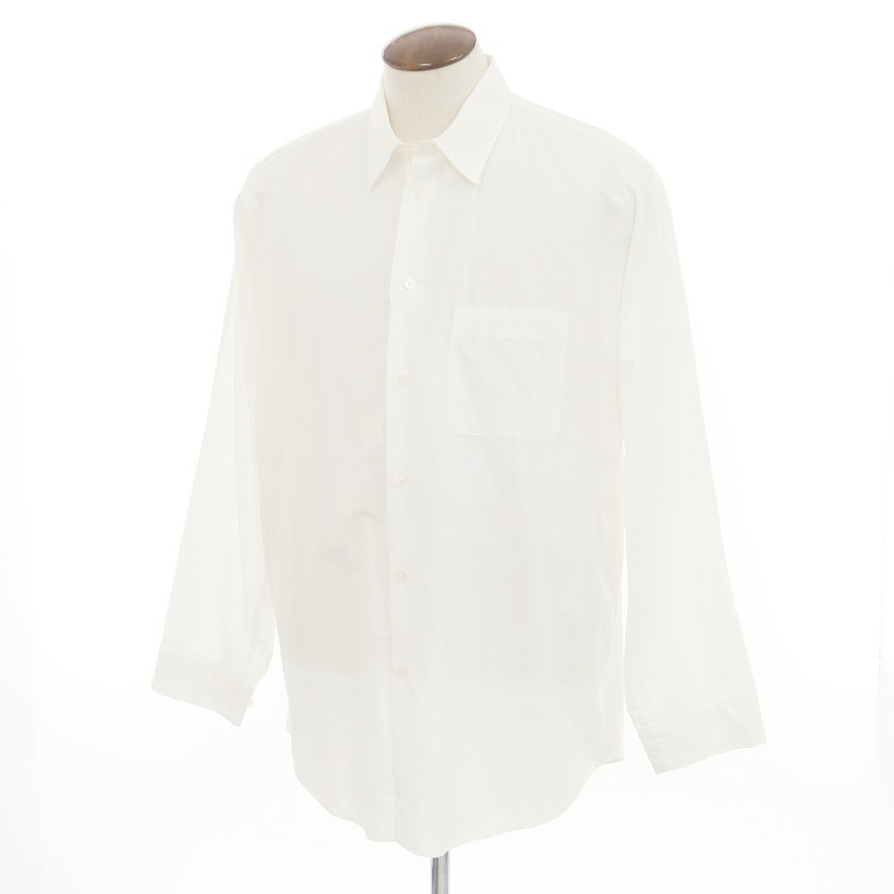 【中古】オム プリッセ イッセイミヤケ HOMME PLISSE ISSEY MIYAKE 2025年春夏  コットン カジュアルシャツ ホワイト【サイズ4】【 状態ランクA 】【 メンズ 】[EPD]