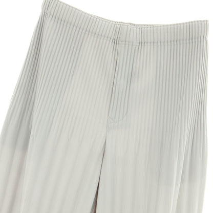 [Used] Homme Plisse Issey Miyake Pleated Easy Pants Light Gray [3] [Condition Rank A] [Men&