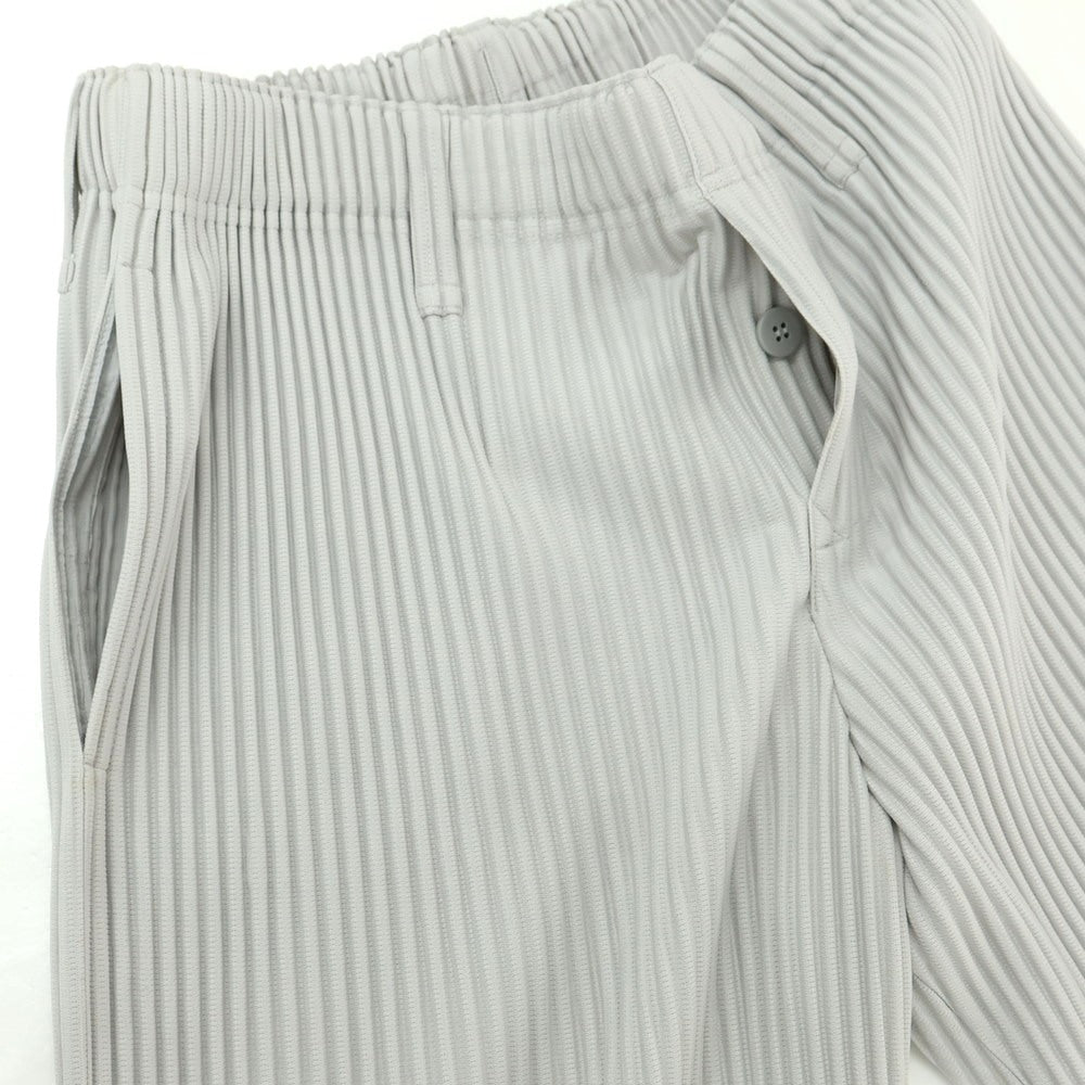 [Used] Homme Plisse Issey Miyake Pleated Easy Pants Light Gray [1] [Condition Rank A] [Men&