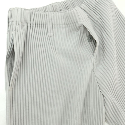 [Used] Homme Plisse Issey Miyake Pleated Easy Pants Light Gray [1] [Condition Rank A] [Men&