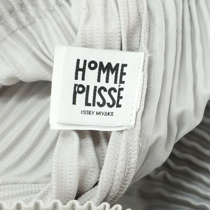 [Used] Homme Plisse Issey Miyake Pleated Easy Pants Light Gray [1] [Condition Rank A] [Men&