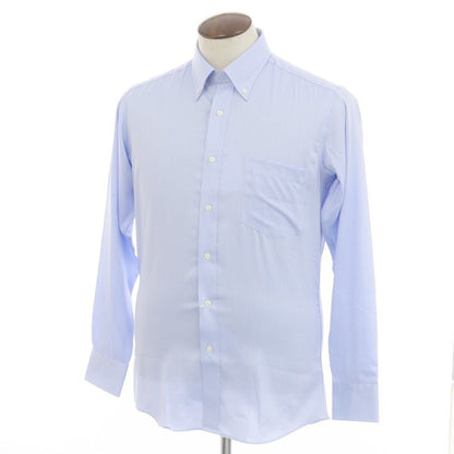 [Used] [Unused] CHOYA Cotton Button-down Dress Shirt Blue [41] [Condition Rank S] [Men&