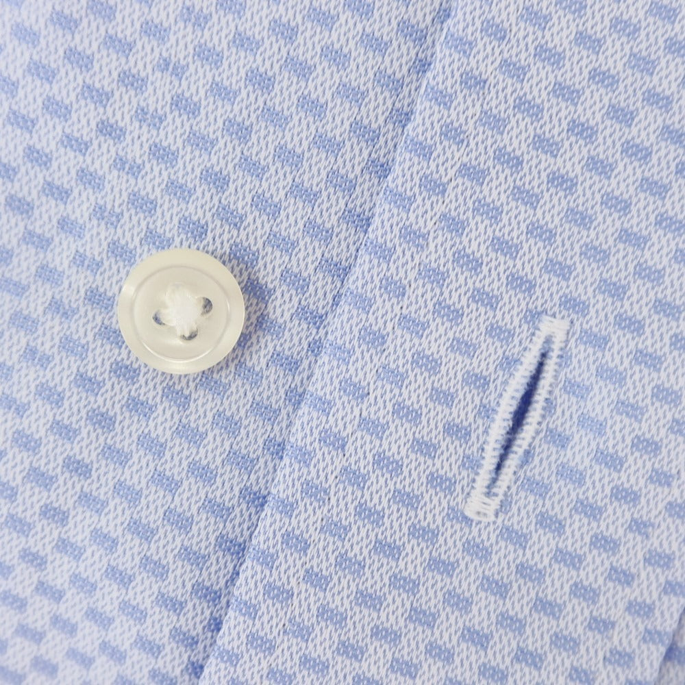[Used] [Unused] CHOYA Cotton Button-down Dress Shirt Blue [41] [Condition Rank S] [Men&