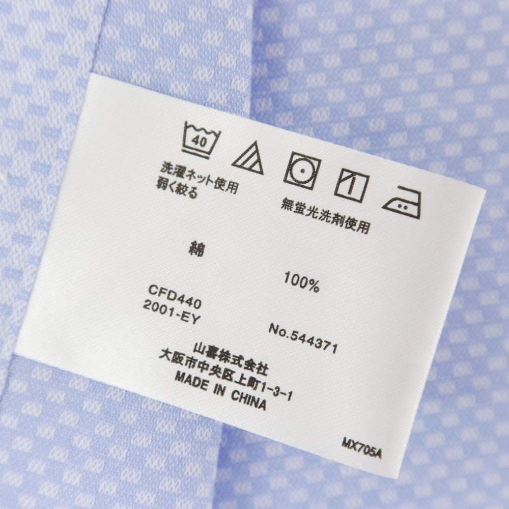 [Used] [Unused] CHOYA Cotton Button-down Dress Shirt Blue [41] [Condition Rank S] [Men&
