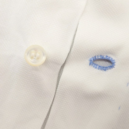 [Used] EMANUELE MAFFEIS Cotton Wide Collar Dress Shirt White [No size indicated (M size)] [Condition Rank D] [Men&