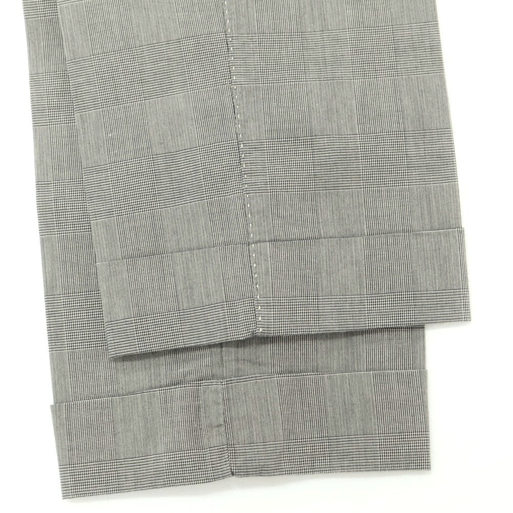 [Used] PT01 SLEEK stretch cotton check slacks pants, black x ivory [46] [Condition rank B] [Men&