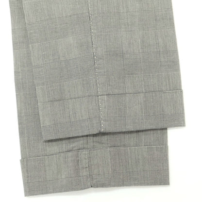 [Used] PT01 SLEEK stretch cotton check slacks pants, black x ivory [46] [Condition rank B] [Men&