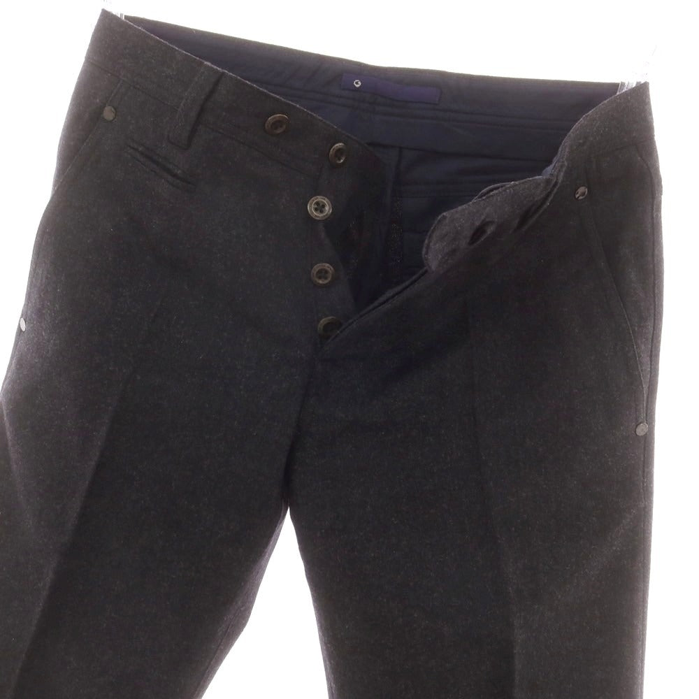 【中古】ジーティーアー G.T.A ウール カジュアルスラックスパンツ チャコールグレー【 46 】【 状態ランクB 】【 メンズ 】