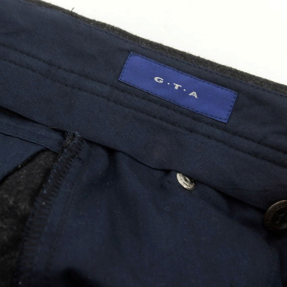 【中古】ジーティーアー G.T.A ウール カジュアルスラックスパンツ チャコールグレー【 46 】【 状態ランクB 】【 メンズ 】