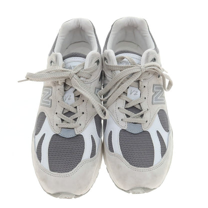 【中古】ニューバランス NEW BALANCE 991LG2 USA製 スニーカー ライトグレー【 9 】【 状態ランクB 】【 メンズ 】